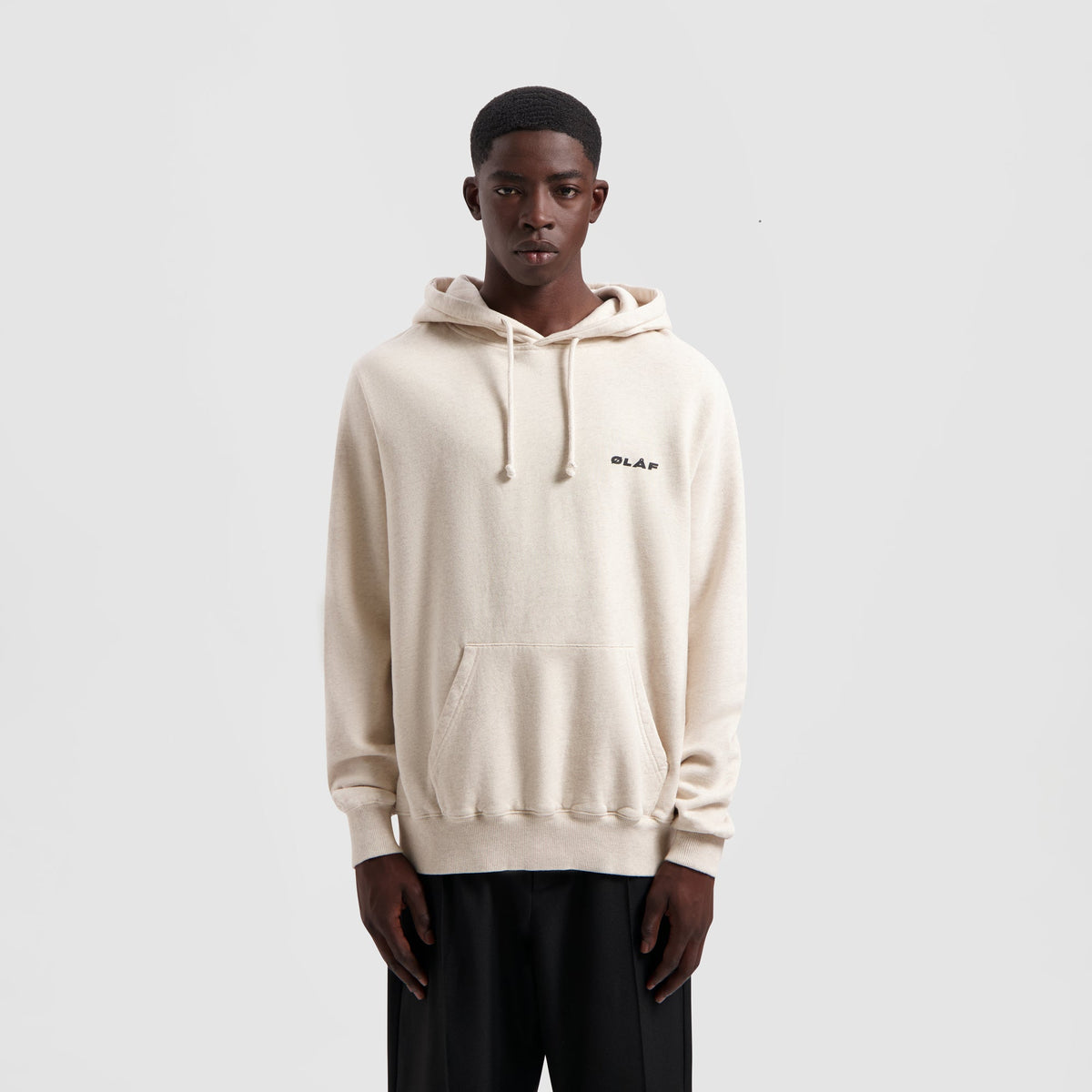 OLAF UNIFORM HOODIE | ECRU HEATHER
