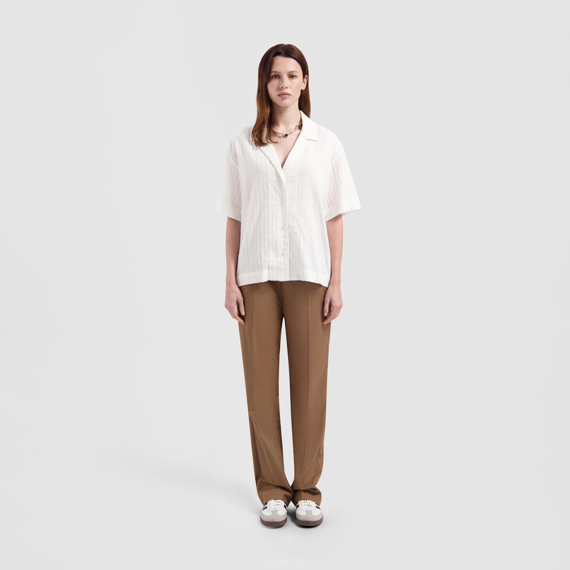 WMN Camp Shirt - Optical White