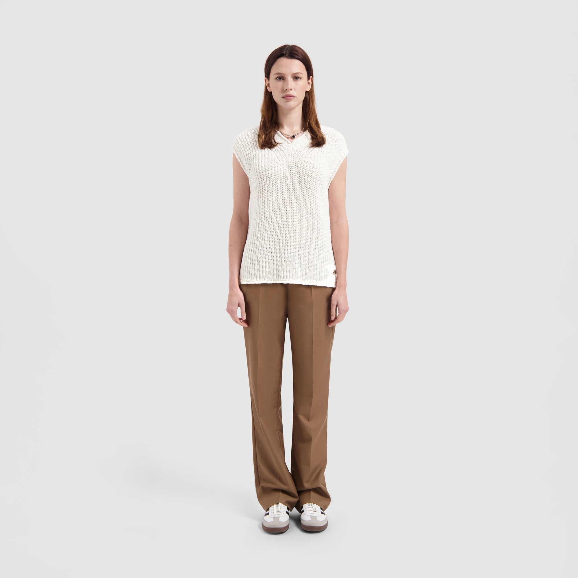 WMN Slub Vest - Off White