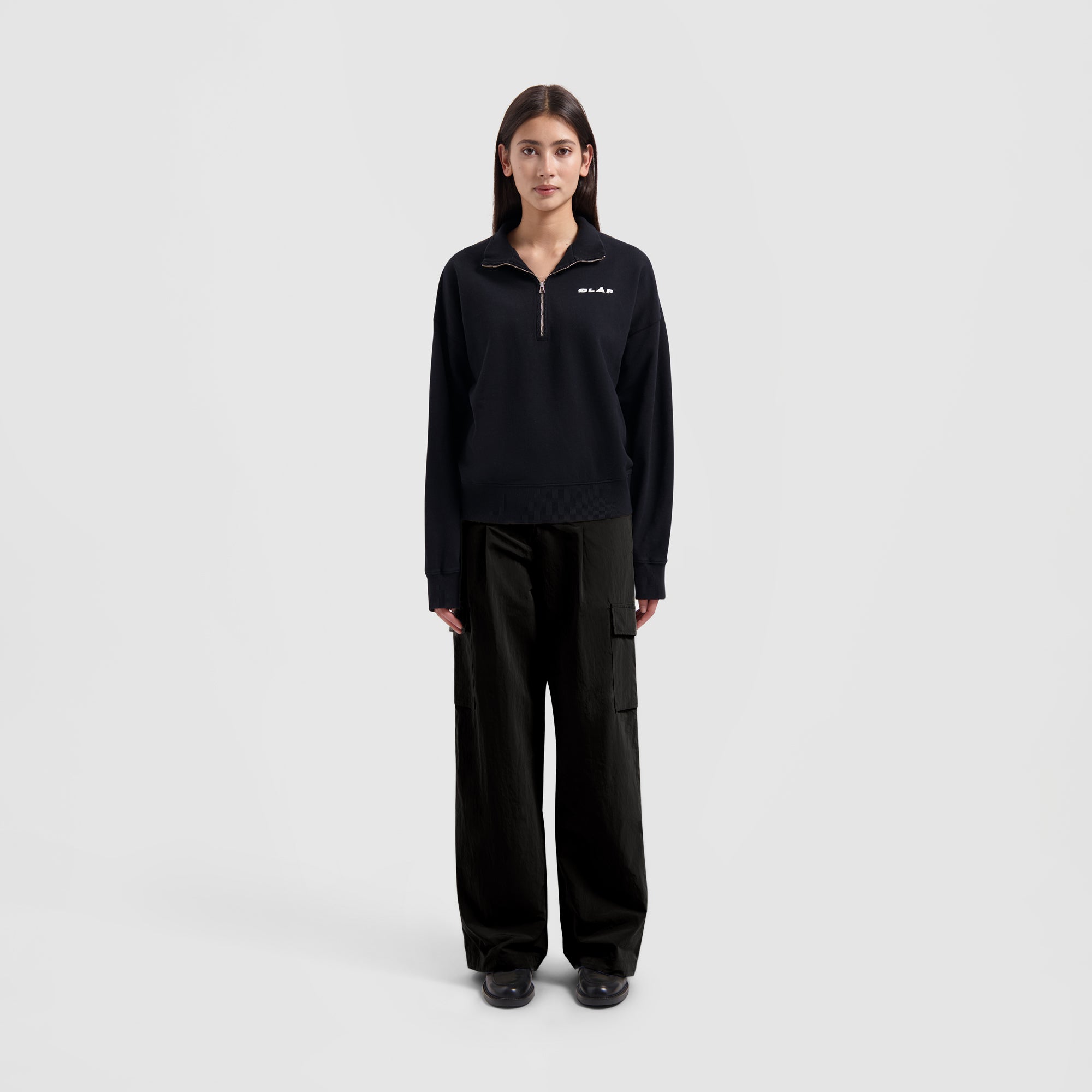 WMN Nylon Cargo Pants - Black