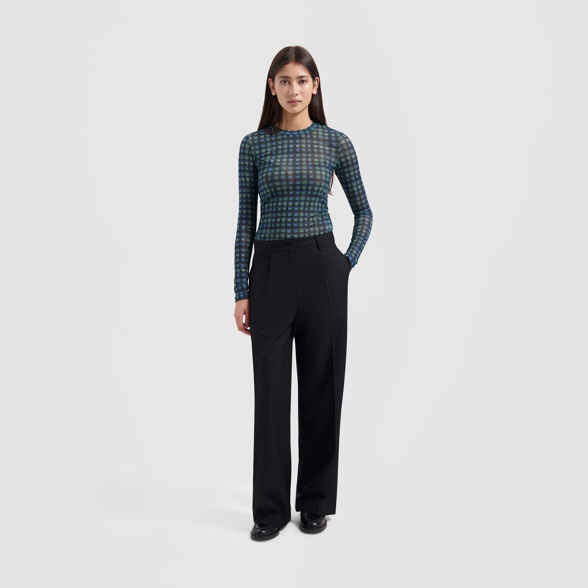WMN Window Check Top - Green