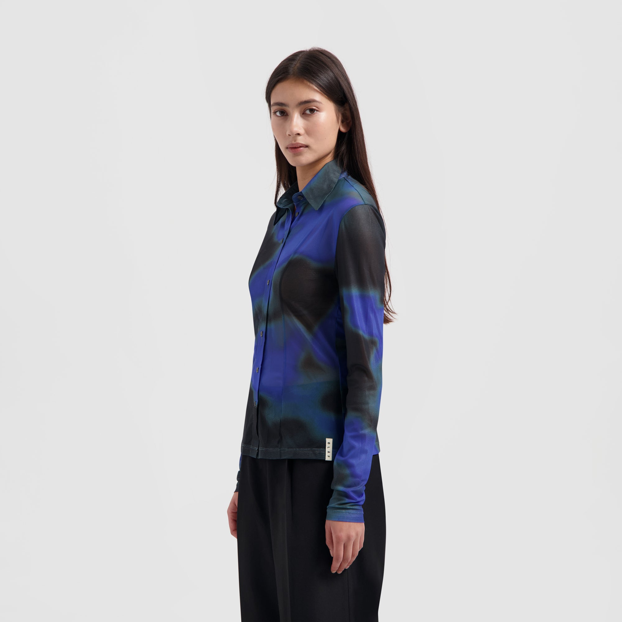 WMN Jellyfish Slim Shirt - Blue