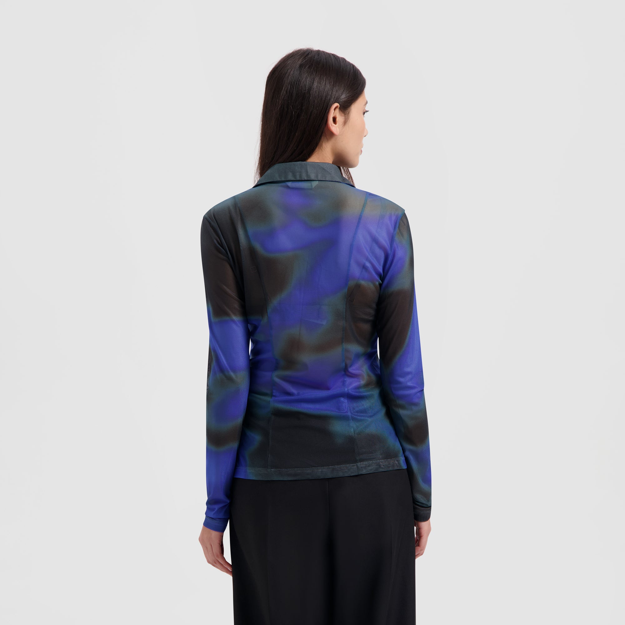 WMN Jellyfish Slim Shirt - Blue