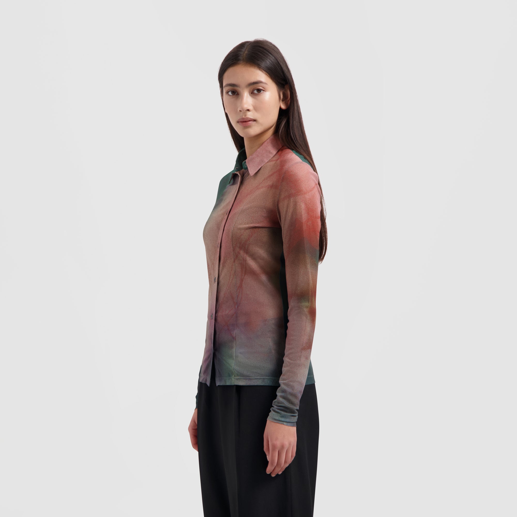WMN Jellyfish Slim Shirt - Green