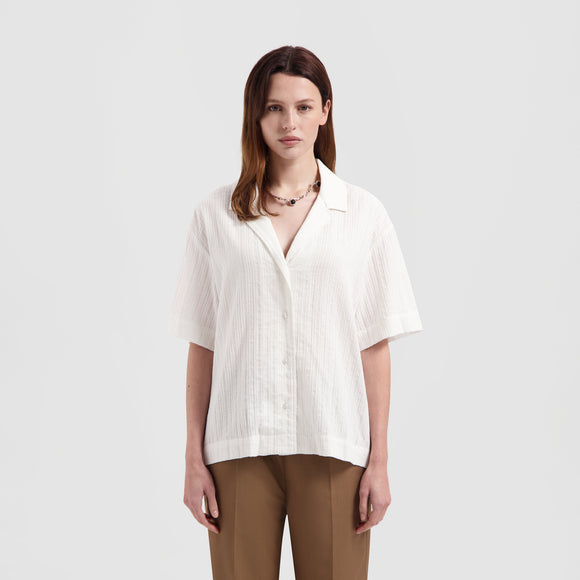 WMN Camp Shirt - Optical White