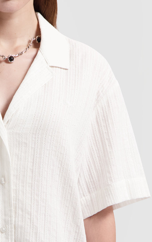 WMN Camp Shirt - Optical White