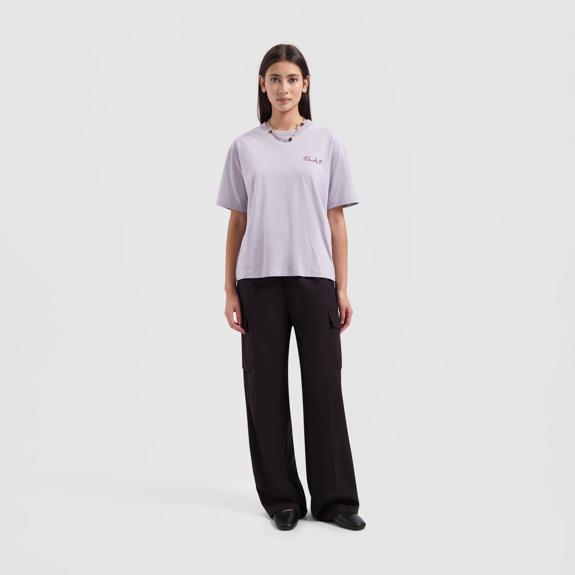 WMN Waves Tee - Washed Purple