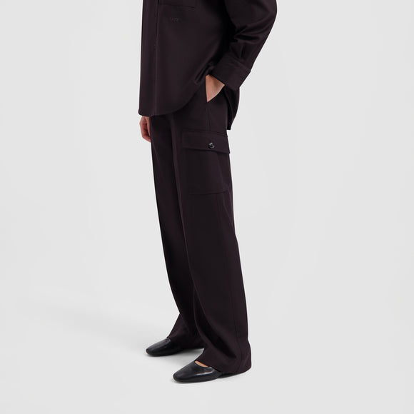 WMN Tailored Cargo Pants - Brown