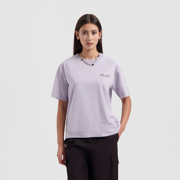 WMN Waves Tee - Washed Purple
