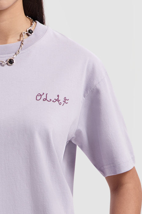 WMN Waves Tee - Washed Purple