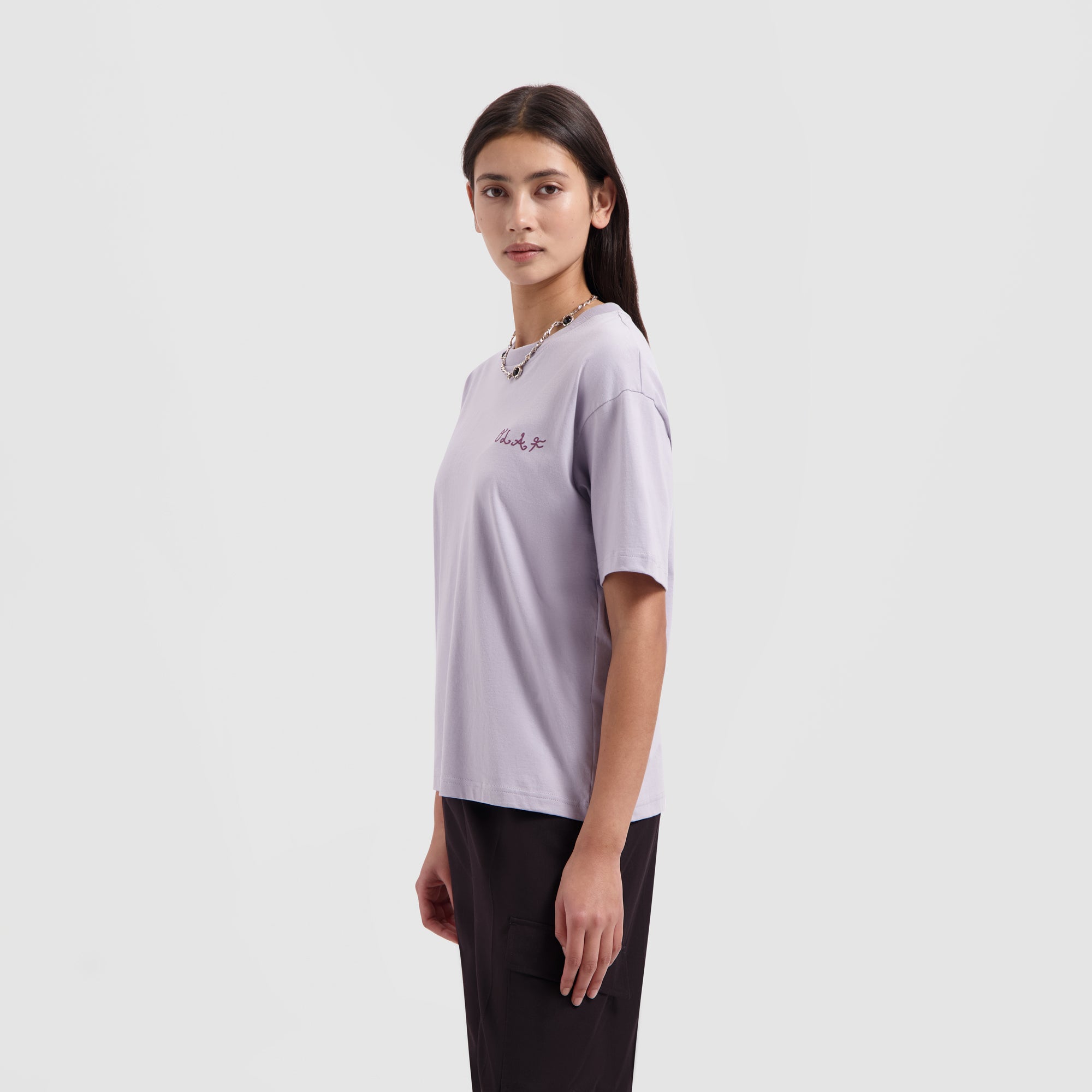 WMN Waves Tee - Washed Purple