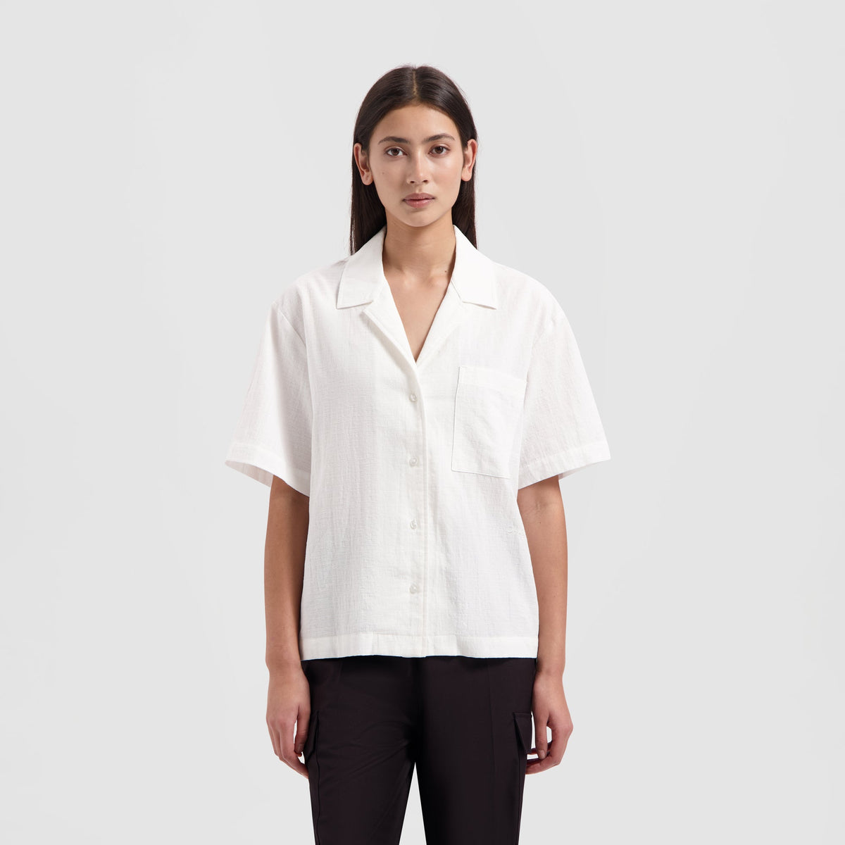 WMN CAMP SHIRT | OPTICAL WHITE