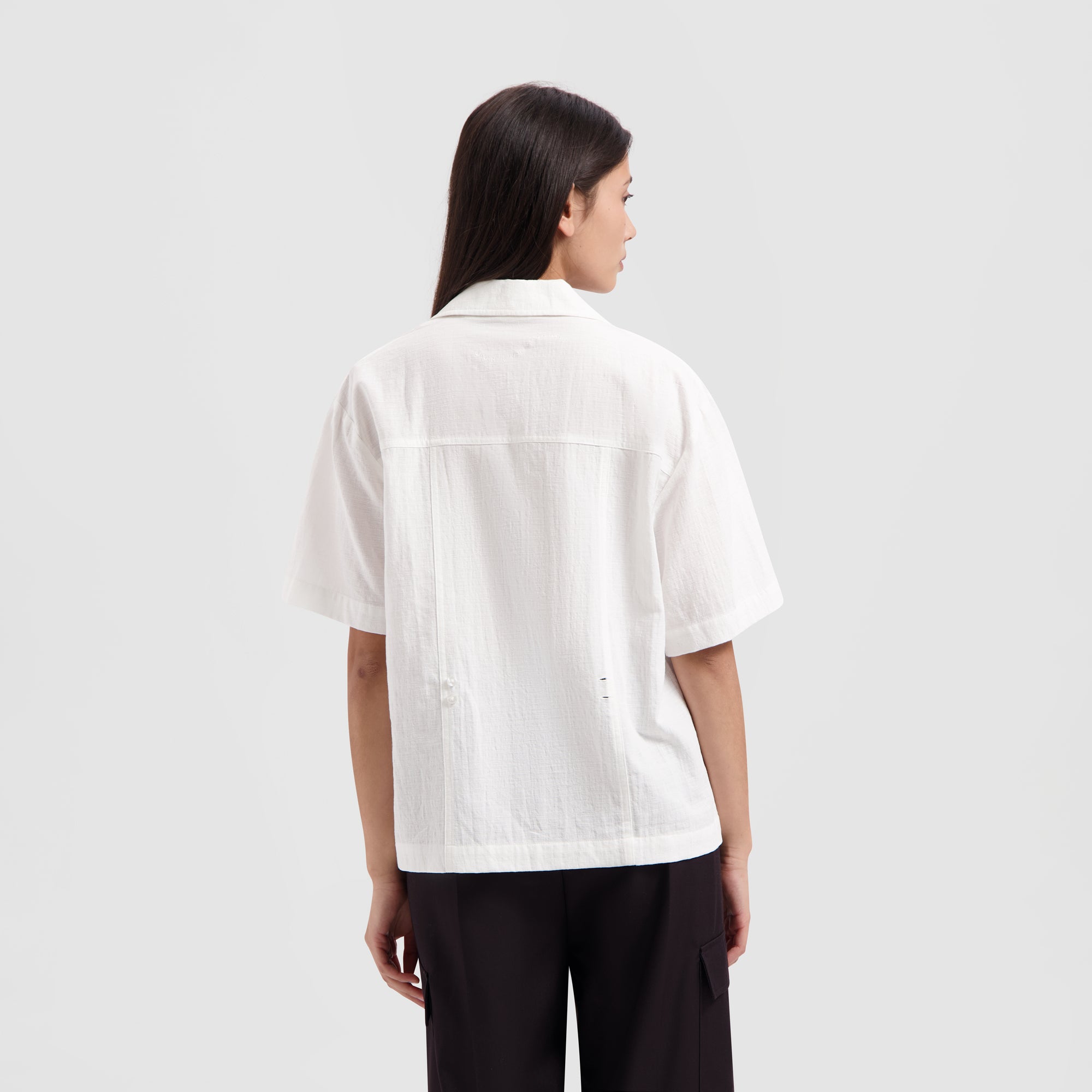 WMN Utility Shirt SS - White