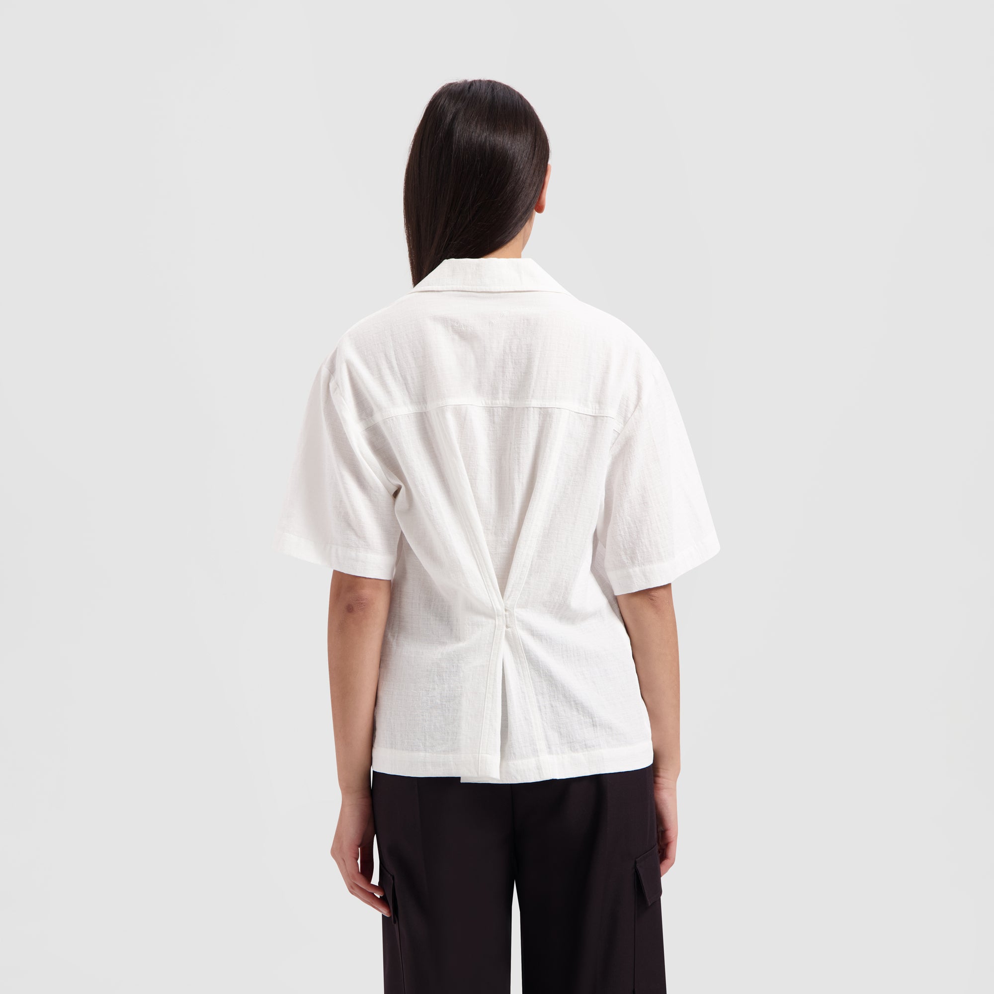 WMN Utility Shirt SS - White