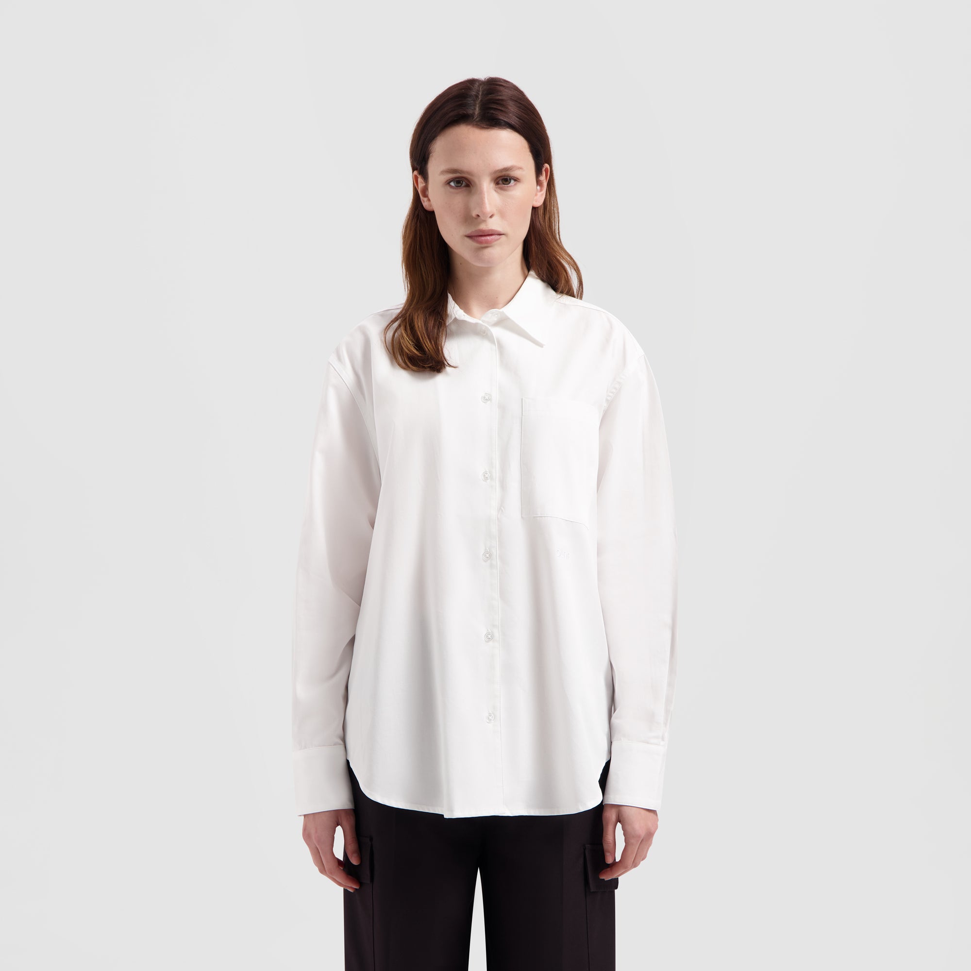 WMN Drapey Shirt - White