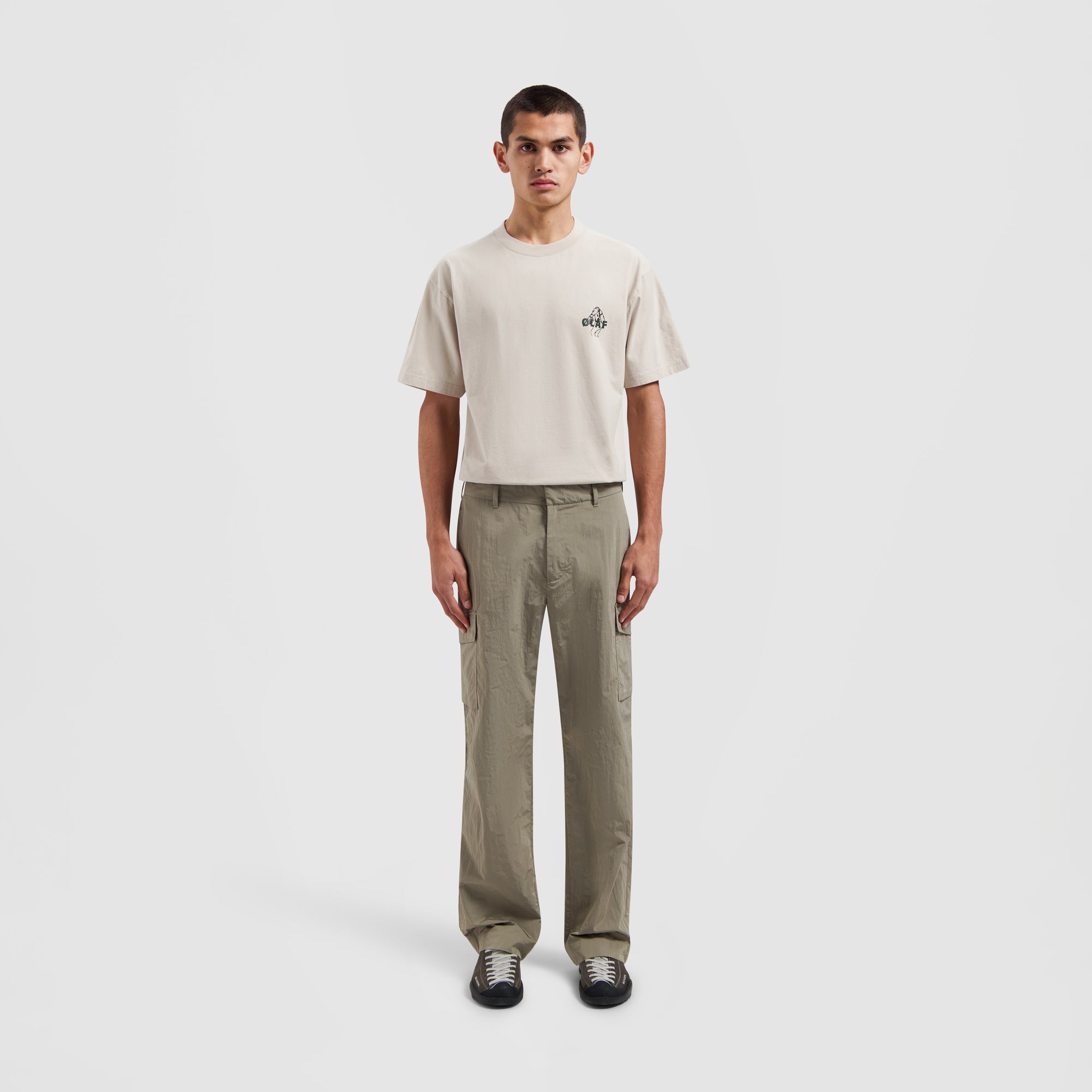 Diver Outline Tee - Cement