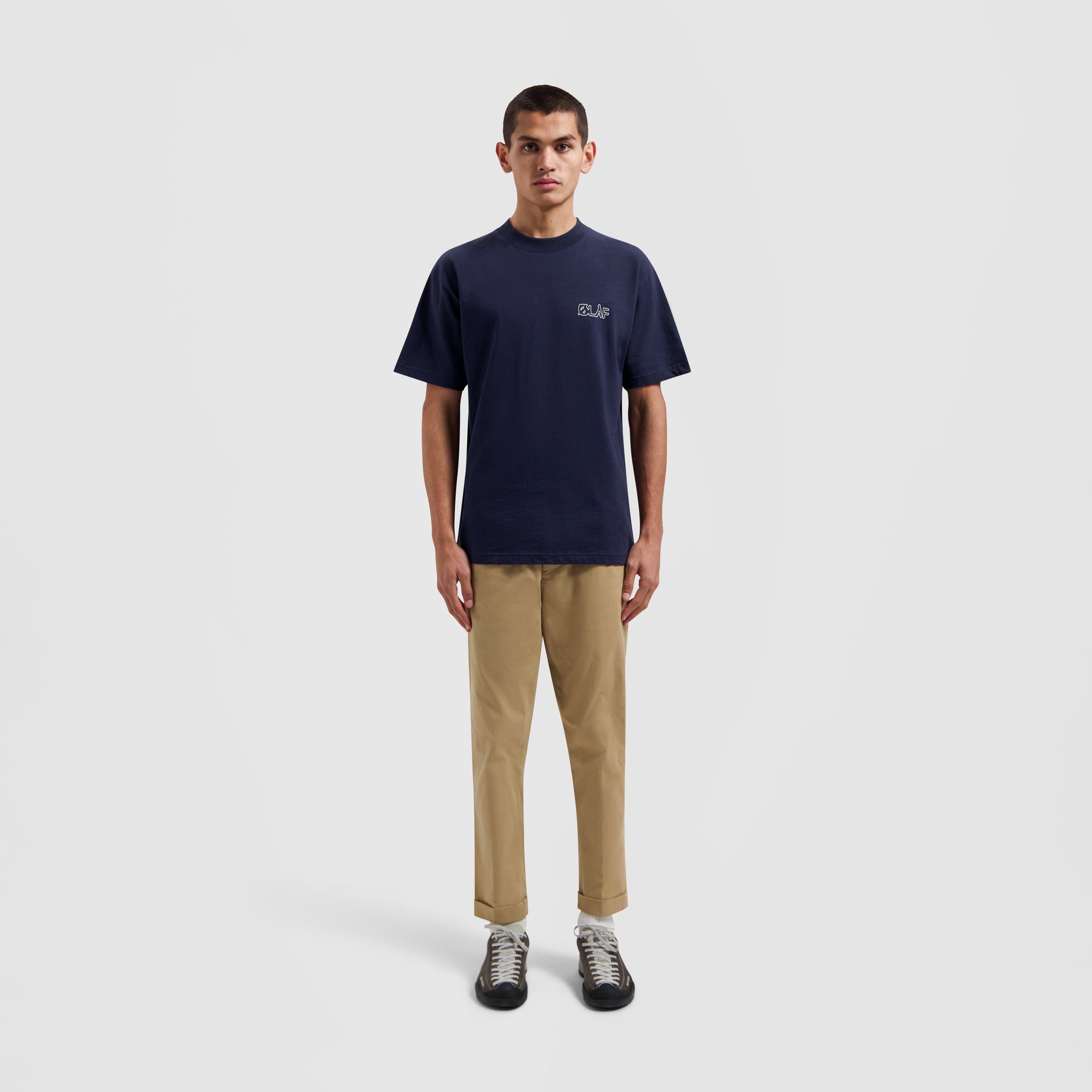 Slim Cotton Trouser - Khaki