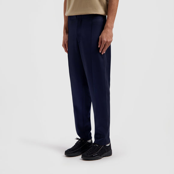 Pique Trousers - Navy
