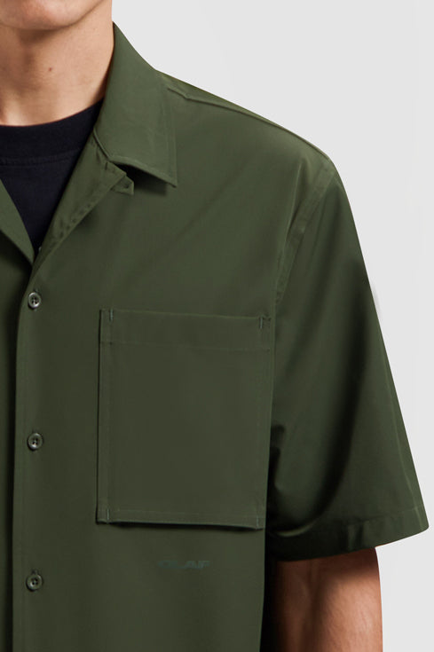 Nylon SS Shirt - Pewter Green