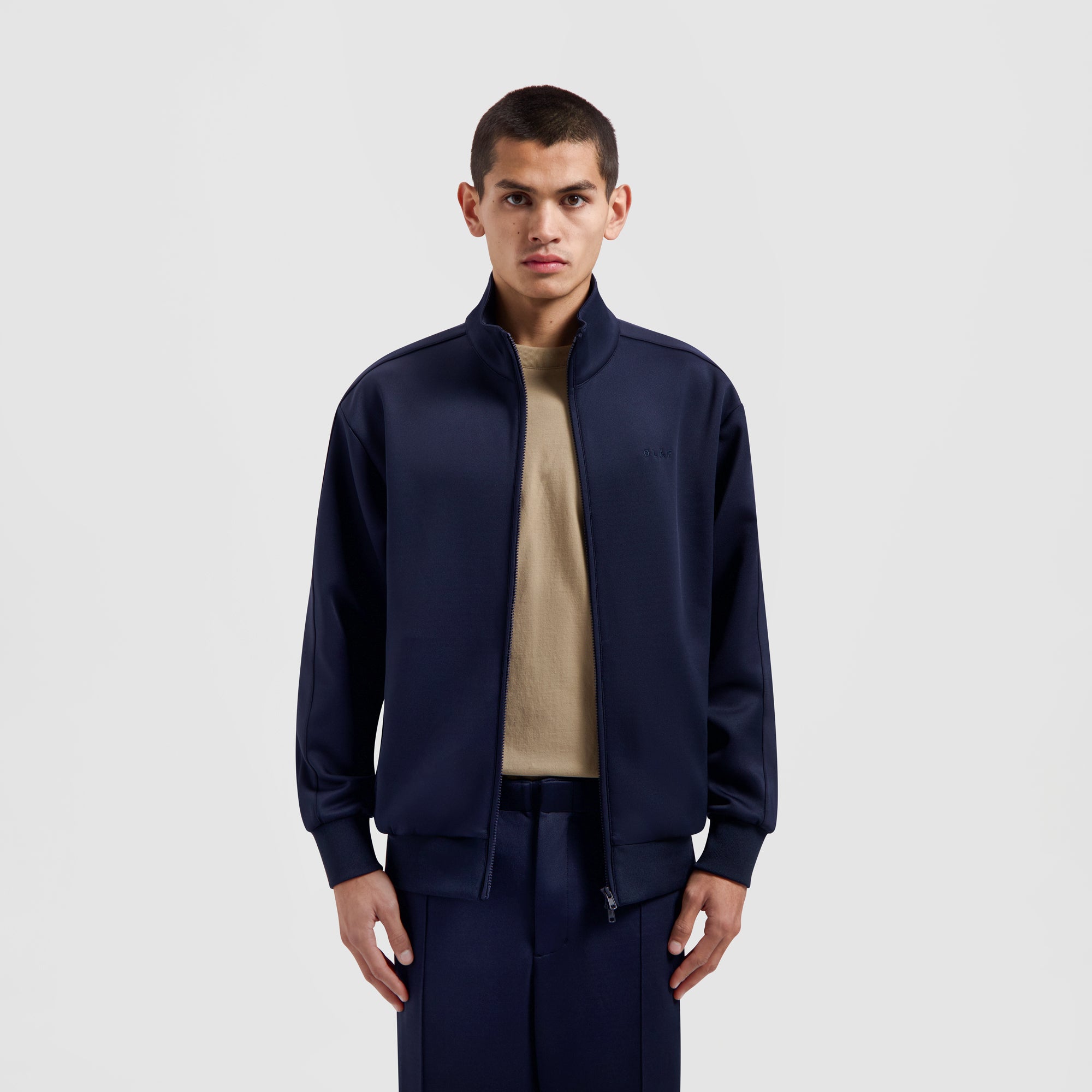 Pique Jacket - Navy