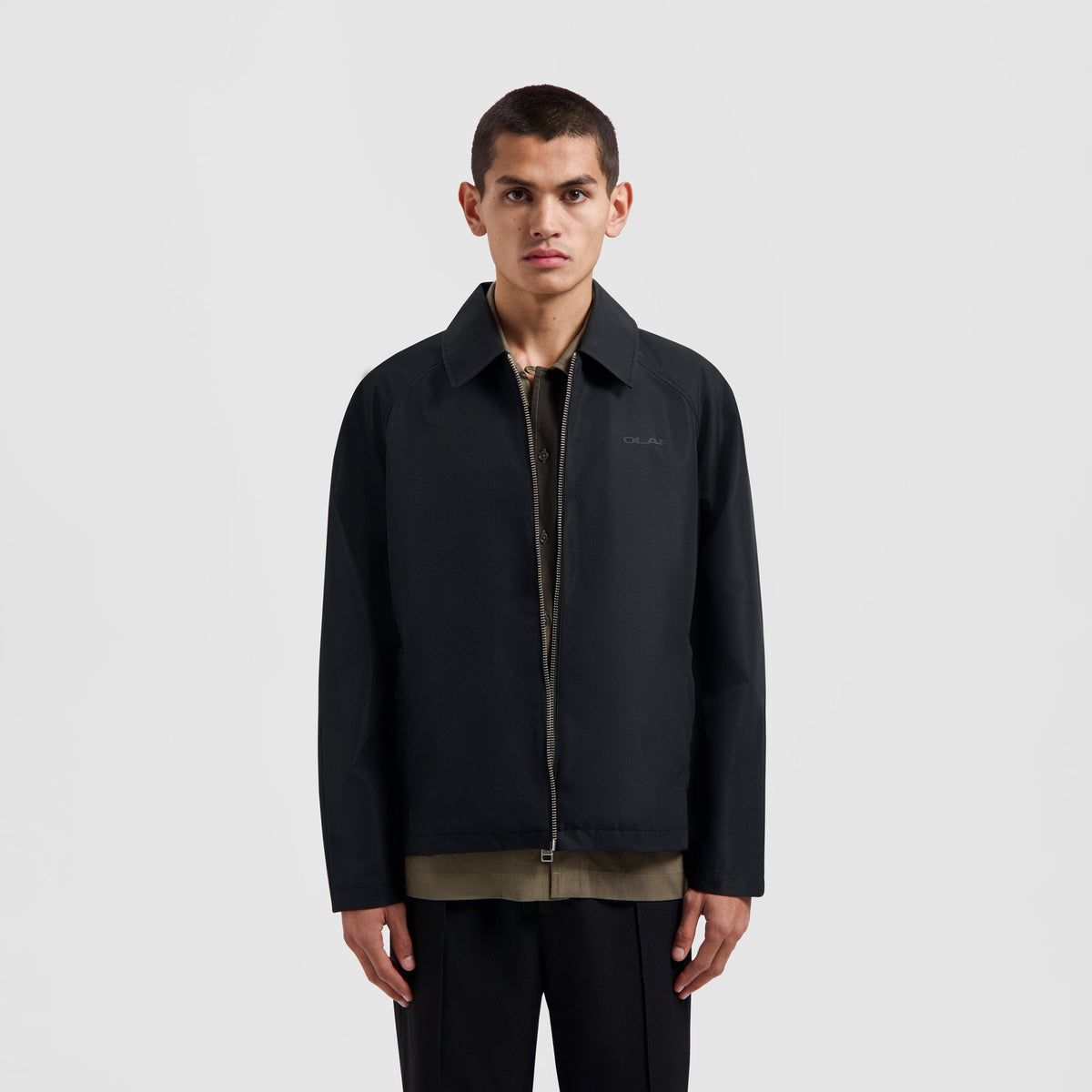 TAILORED ZIP JACKET | BLACK