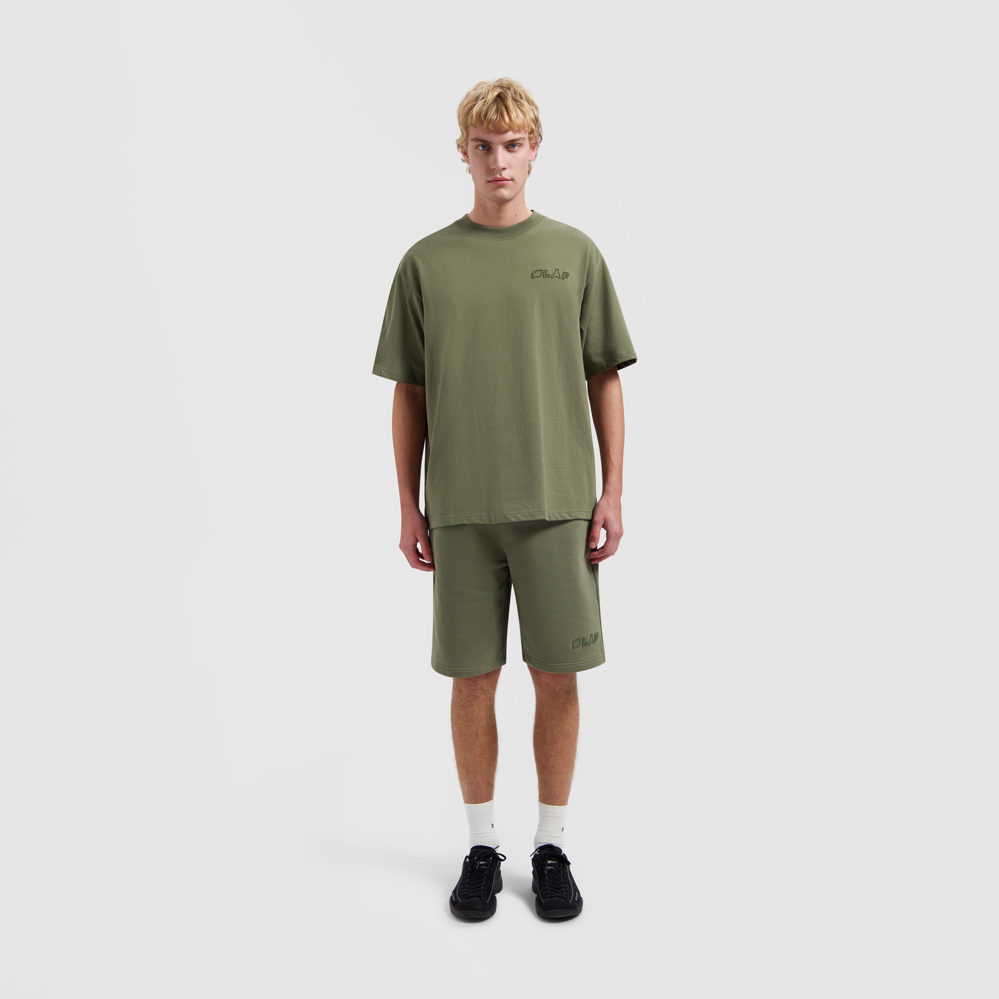 Studio Tee - Pewter Green