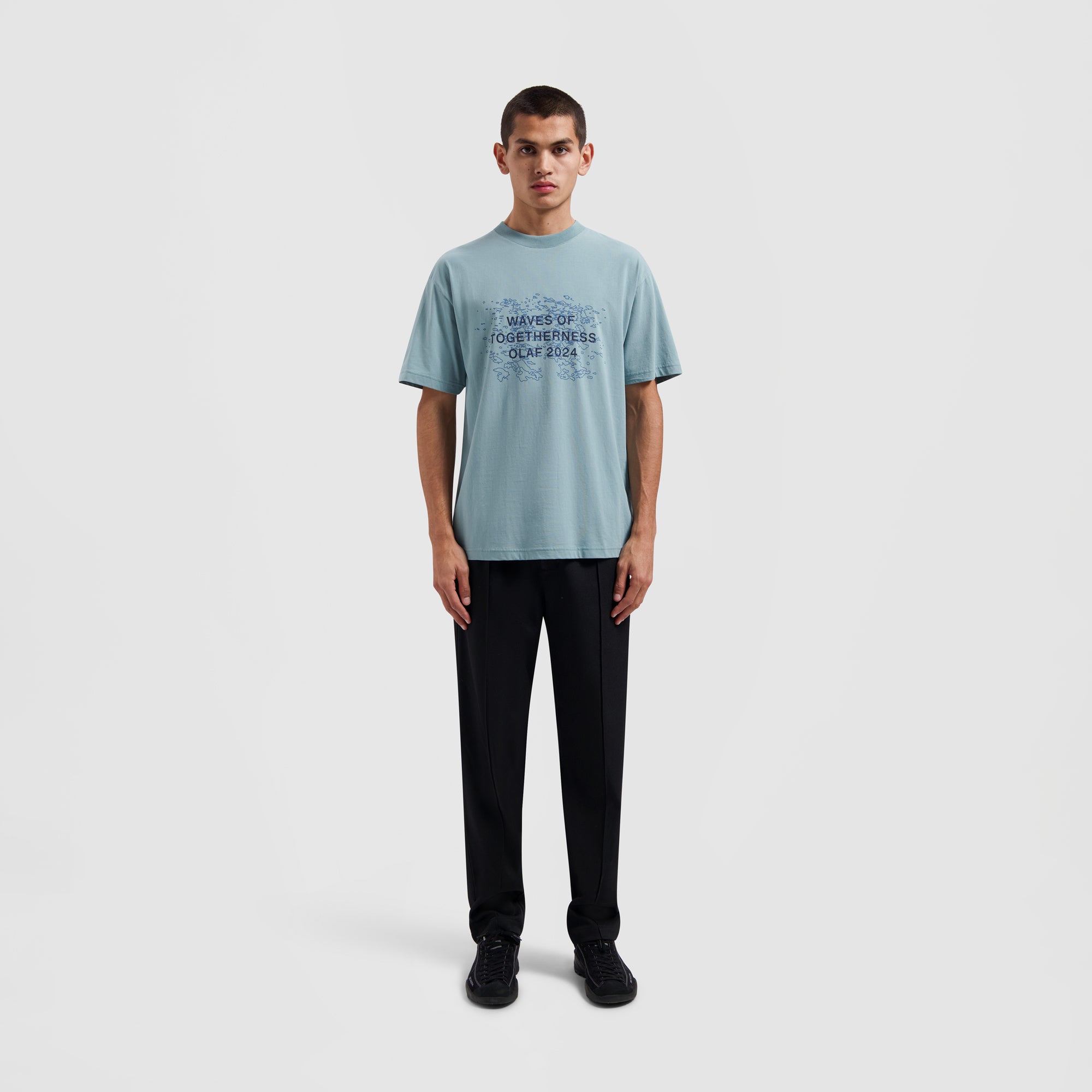 Waves Of Togetherness Tee - Sky Blue
