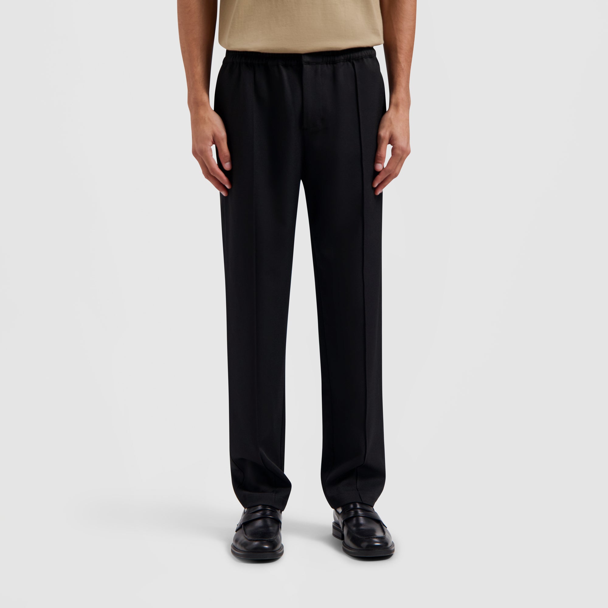 Pintuck Trouser - Black