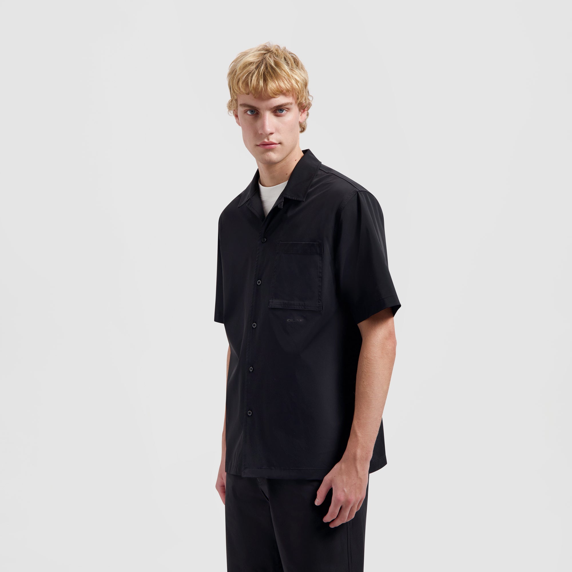 Nylon SS Shirt - Black