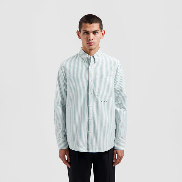 Oxford Shirt - Green Stripe