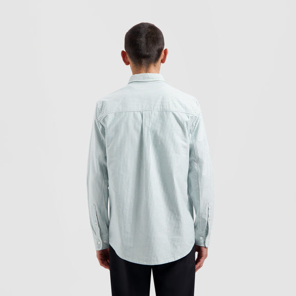 Oxford Shirt - Green Stripe