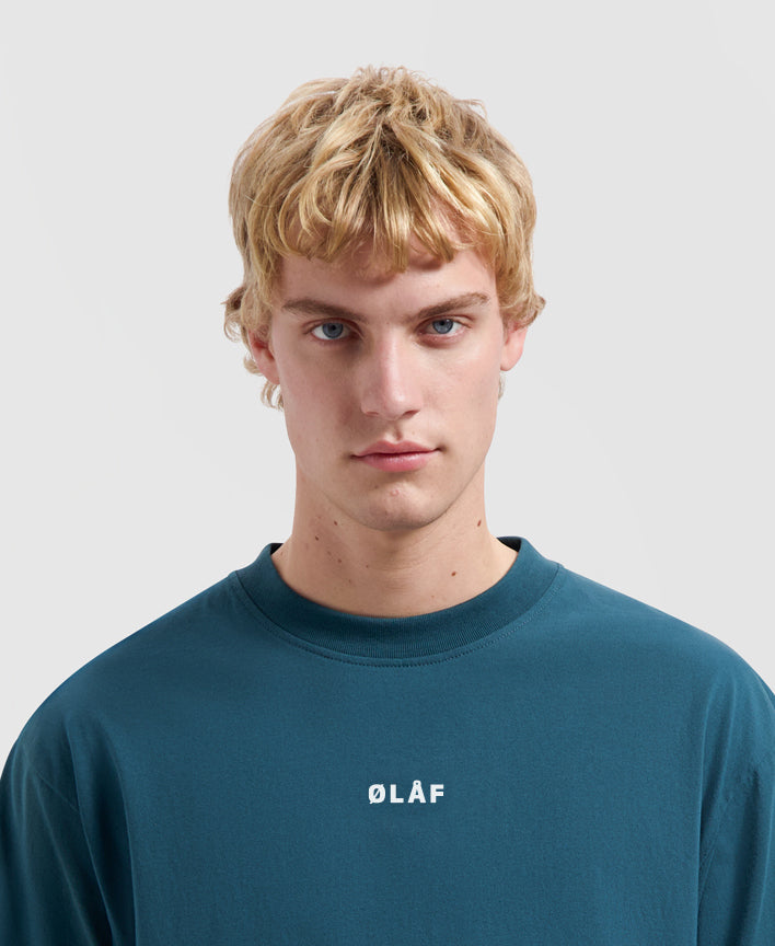 Block Tee - Ocean Green