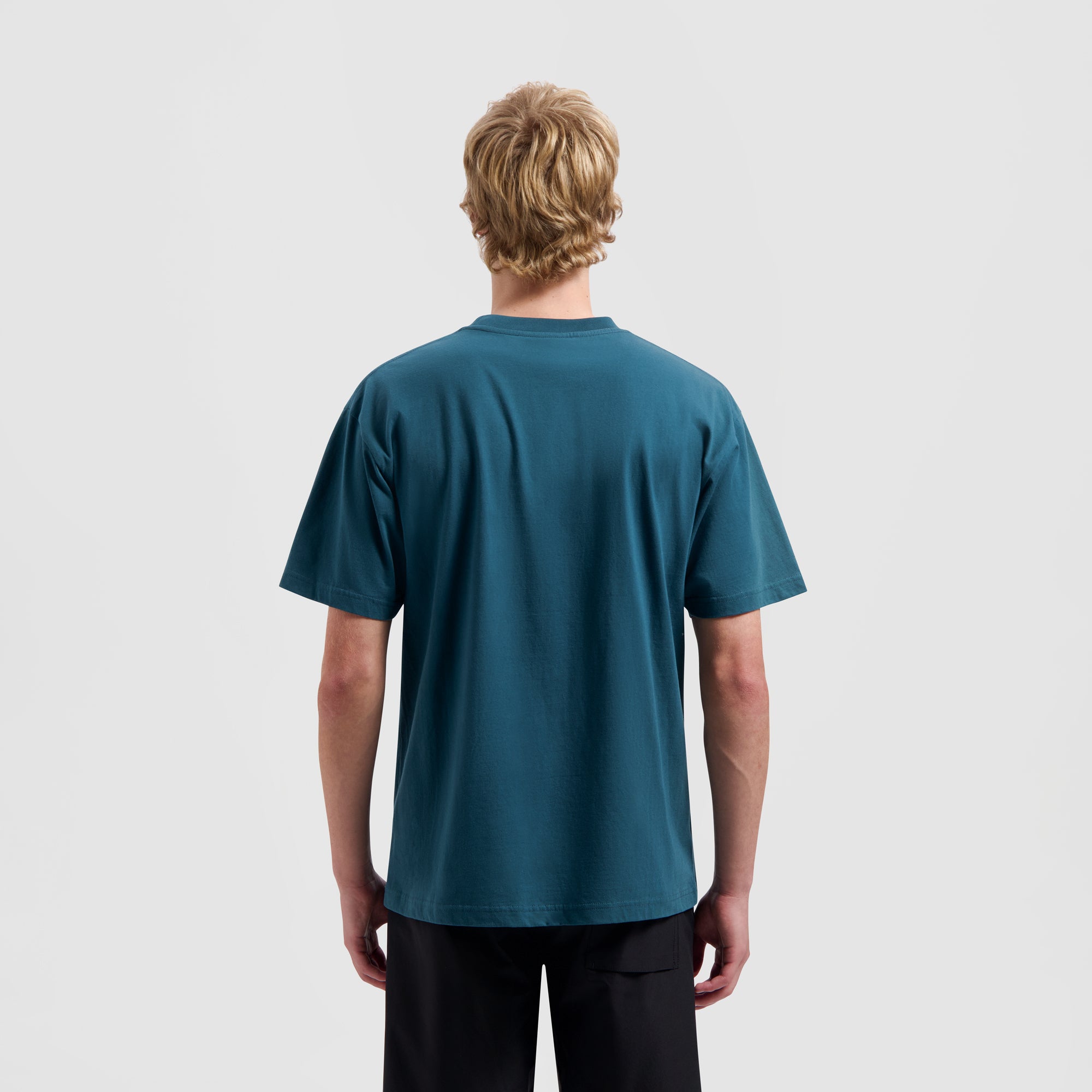 Block Tee - Ocean Green