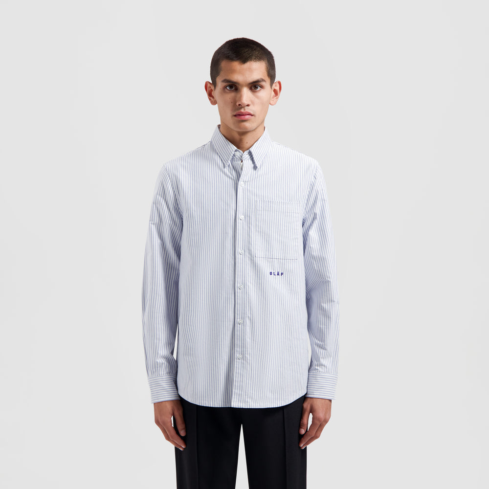 Oxford Shirt - Blue Stripe