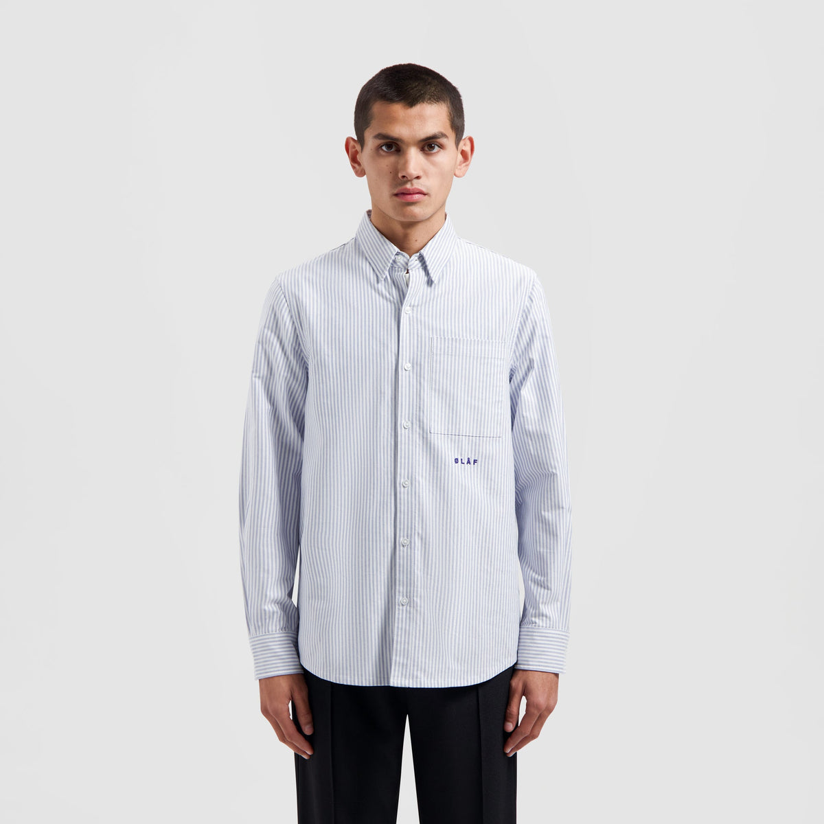 OXFORD STRIPE SHIRT | BLUE STRIPE