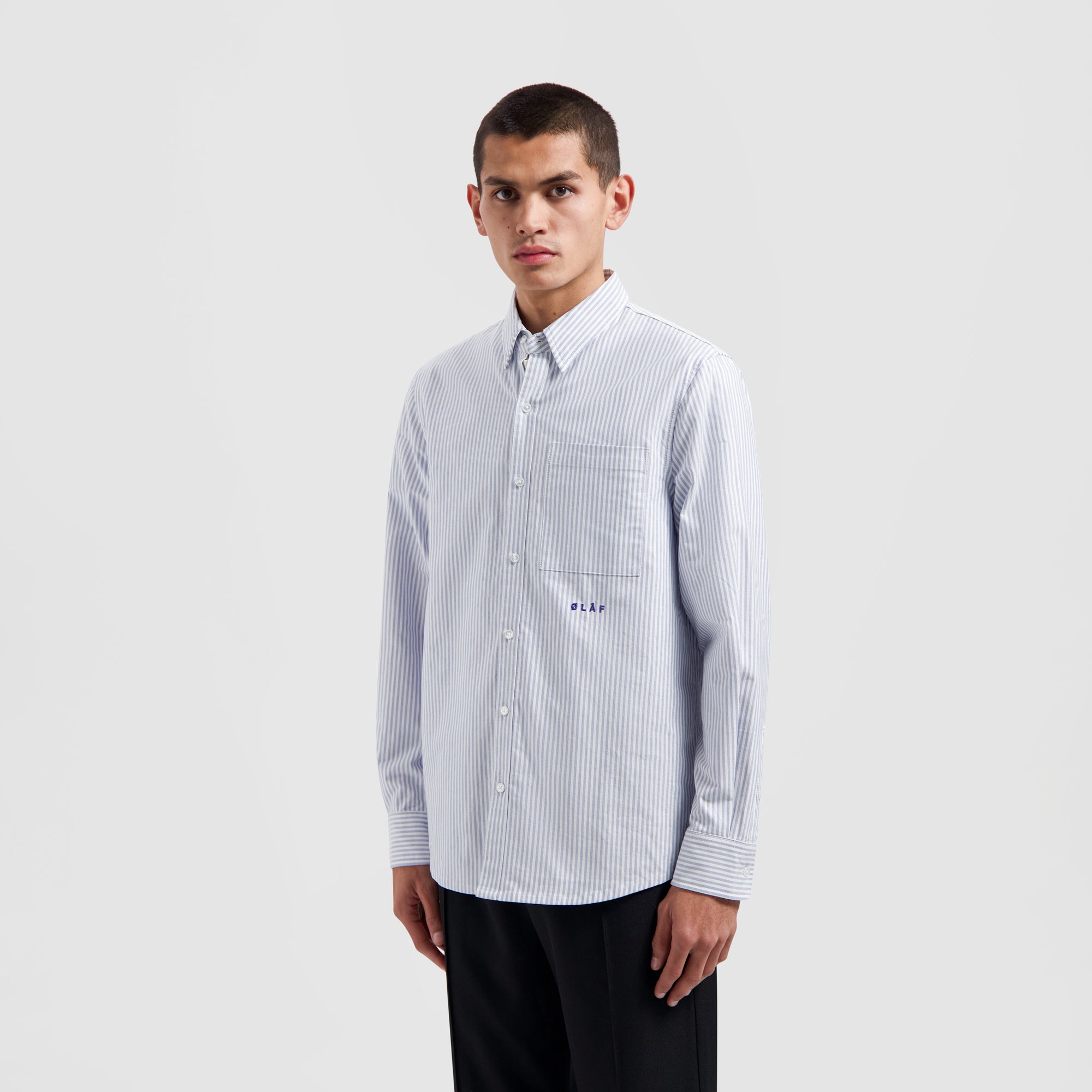 Oxford Shirt - Blue Stripe