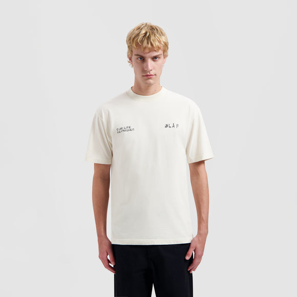 Dual Logo Tee - Off White
