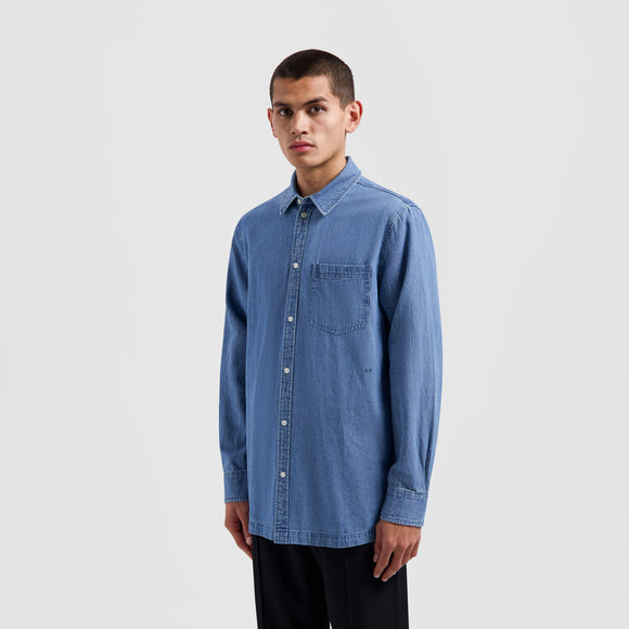 Denim LS Shirt - Blue