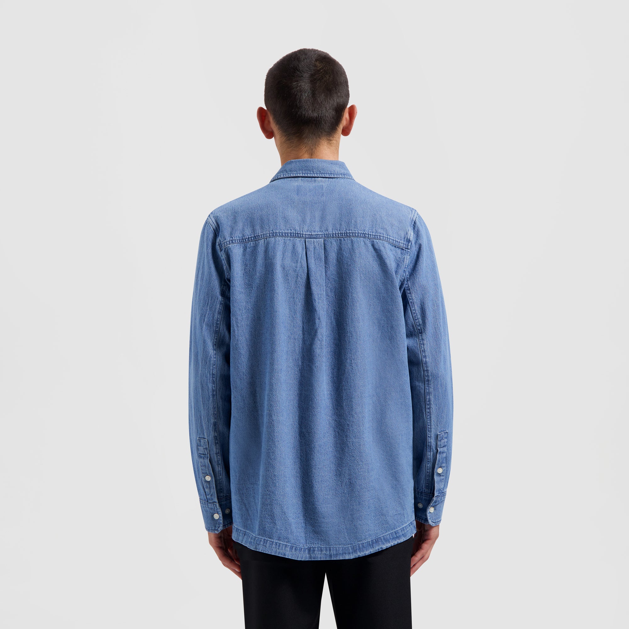 Denim LS Shirt - Blue