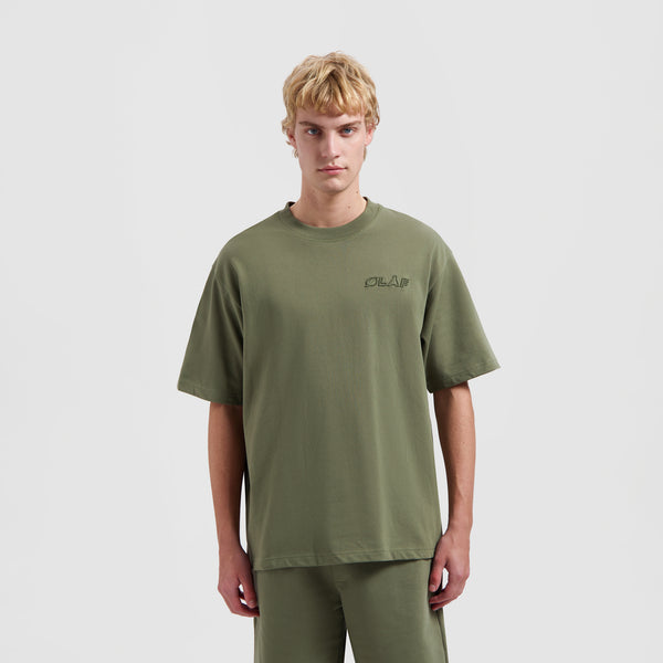 Studio Tee - Pewter Green