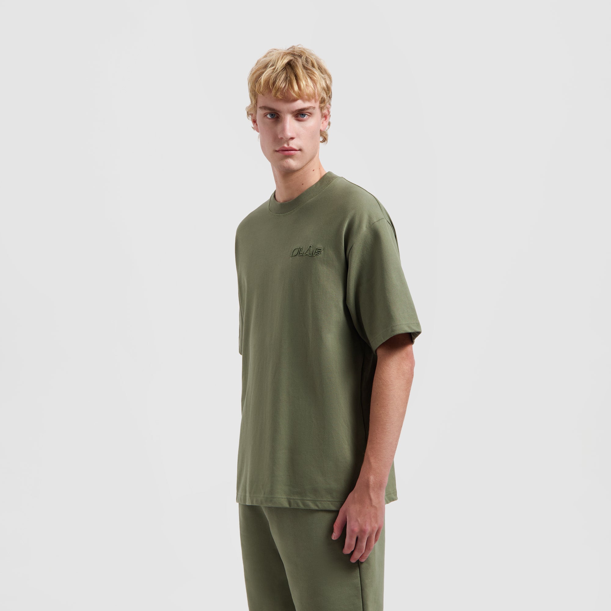 Studio Tee - Pewter Green