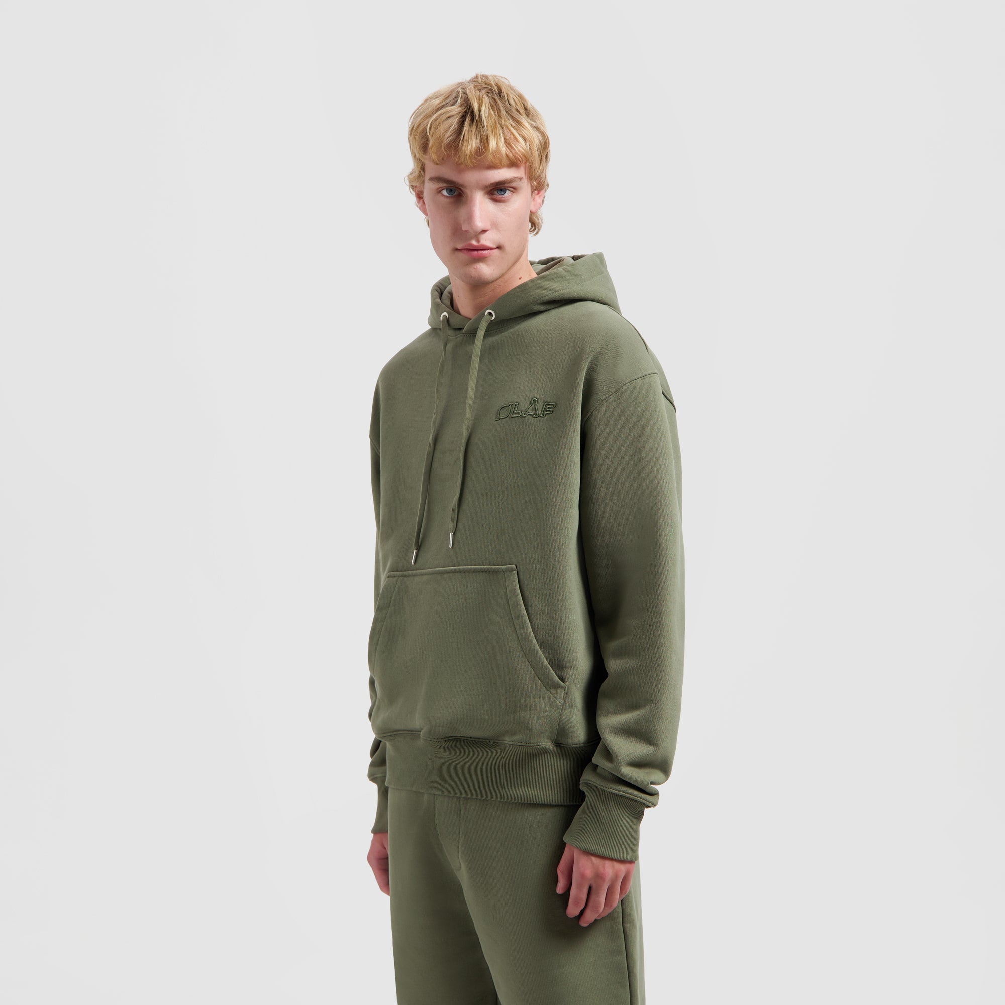 Studio Hoodie - Pewter Green