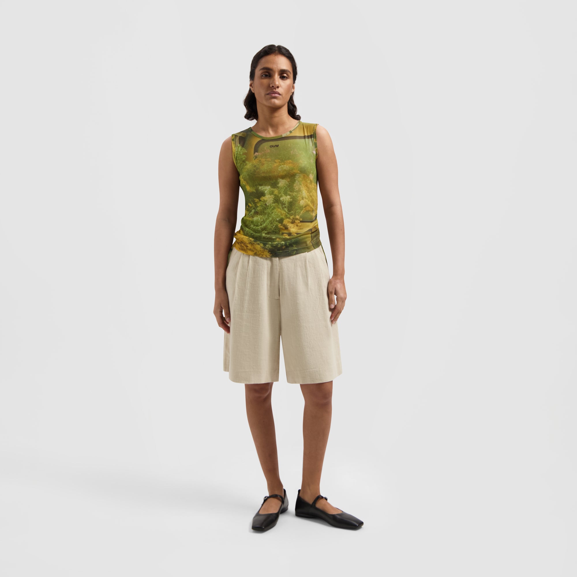 WMN Indoor Garden Tank Top - Yellow