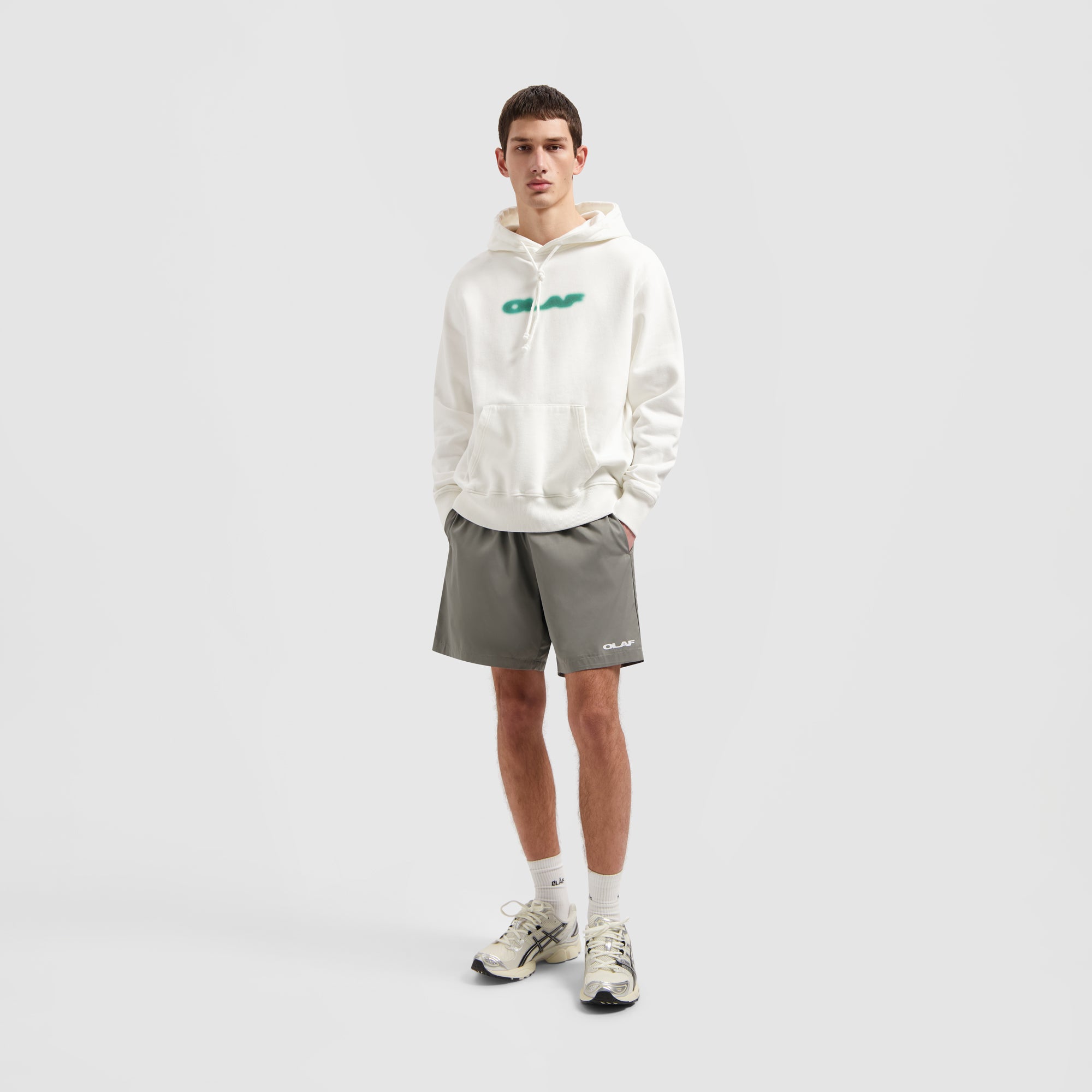 Drift Blur Hoodie - White