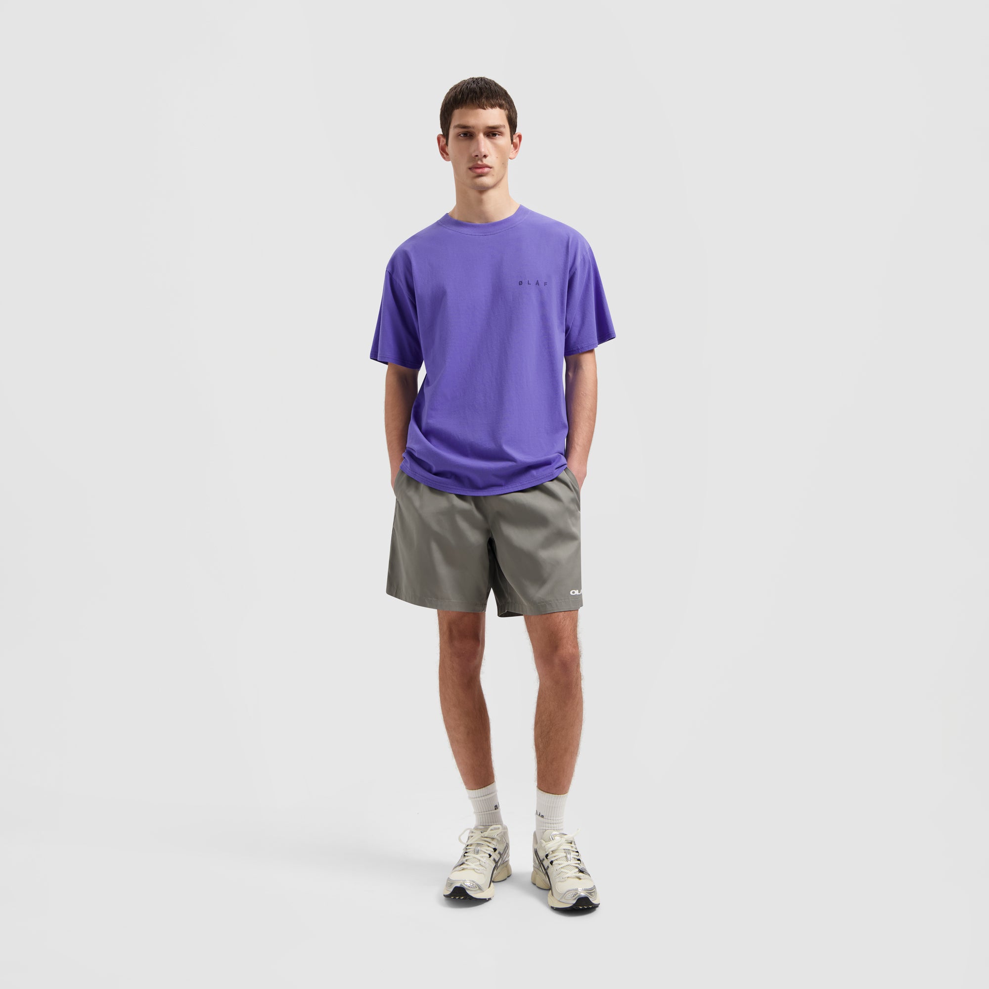 Face Crayon Tee - Bluebell