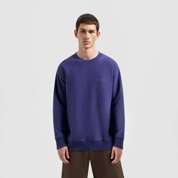 Face Crayon Crewneck - Deep Violet