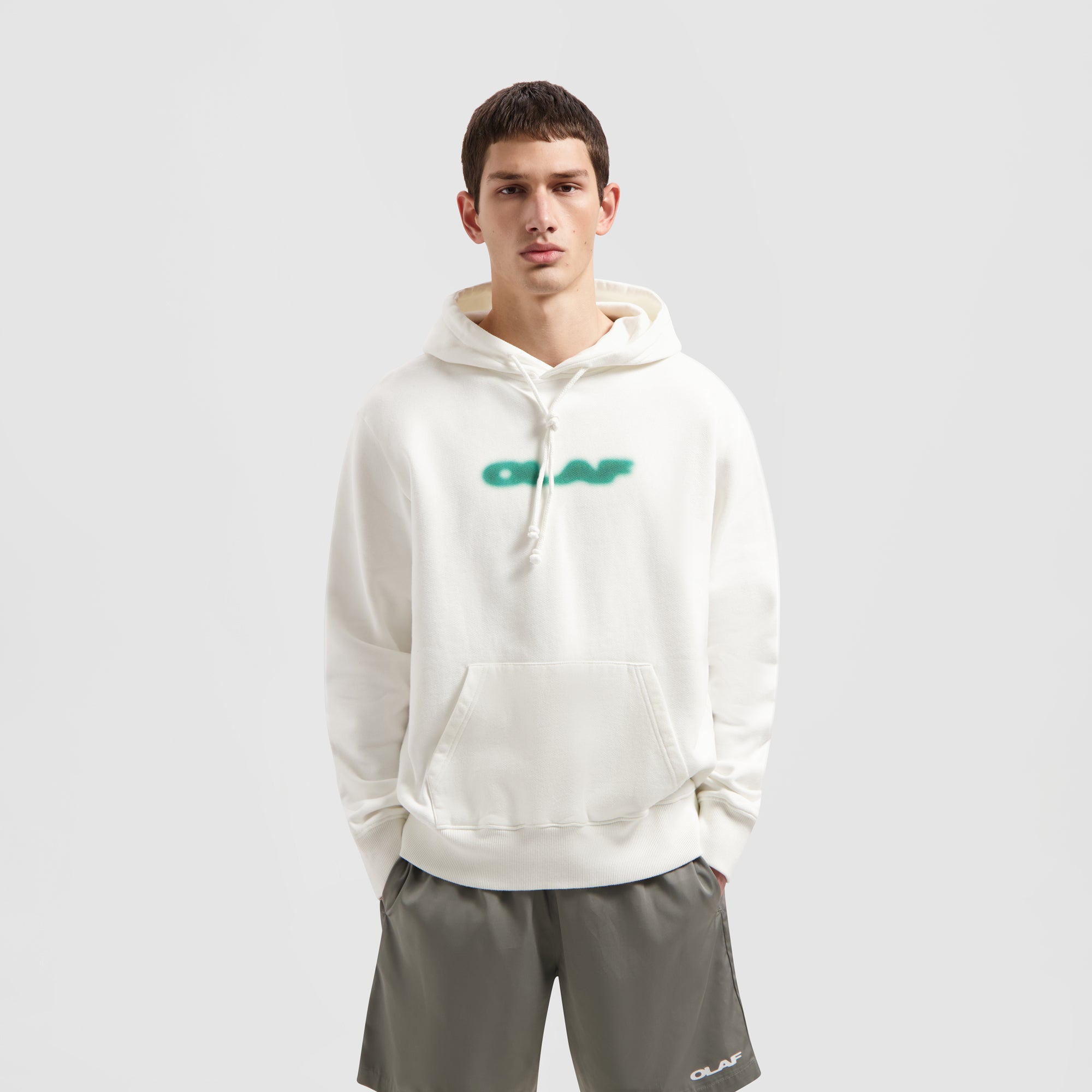 Drift Blur Hoodie - White