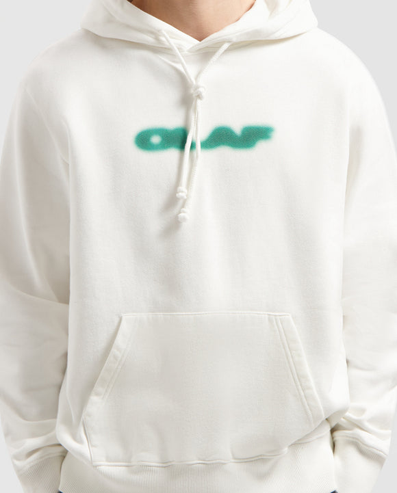 Drift Blur Hoodie - White