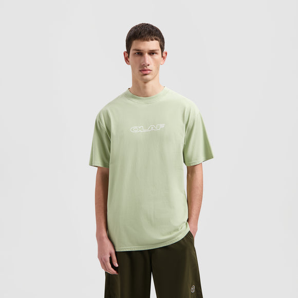 Drift Outline Tee - Washed Green