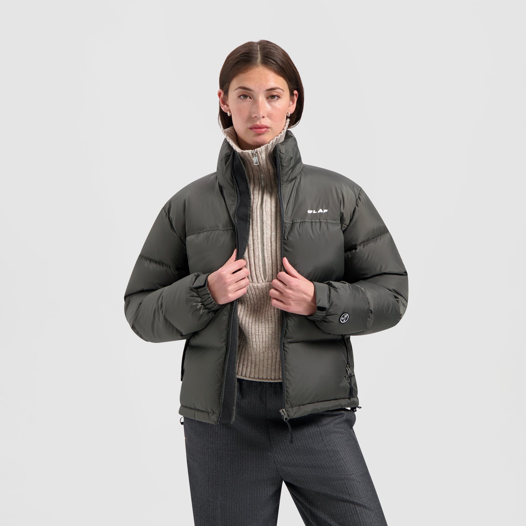 Puffer Jacket - Charcoal Grey